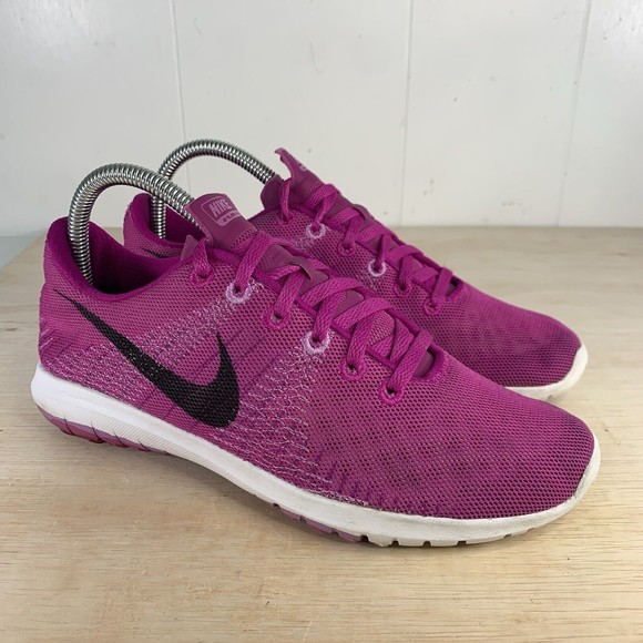 Nike Womens Flex Fury Pink Running Shoes Sneakers (705299-500) Size 7.5 - Picture 1 of 8